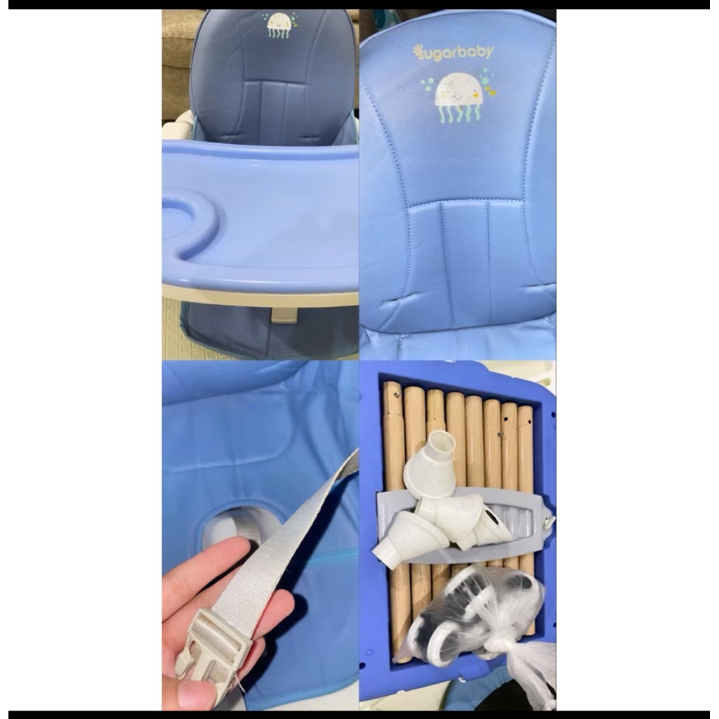 (PRELOVED) Sugarbaby K Chair 6in1 Multifunction High Chair/booster seat/kursi anak/ Kursi Makan Suga