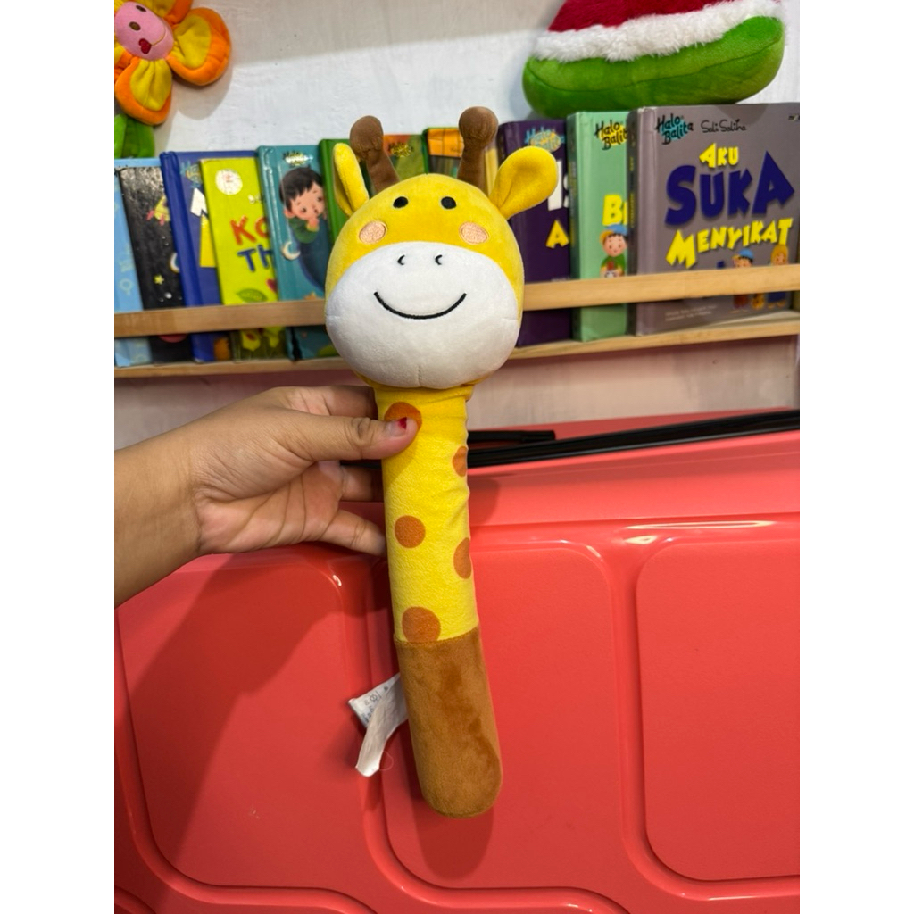 PL MINISO Giraffe Back Plush Massage Hammer Manual Massage Tools for Relaxing Neck,Shoulder,Meridian