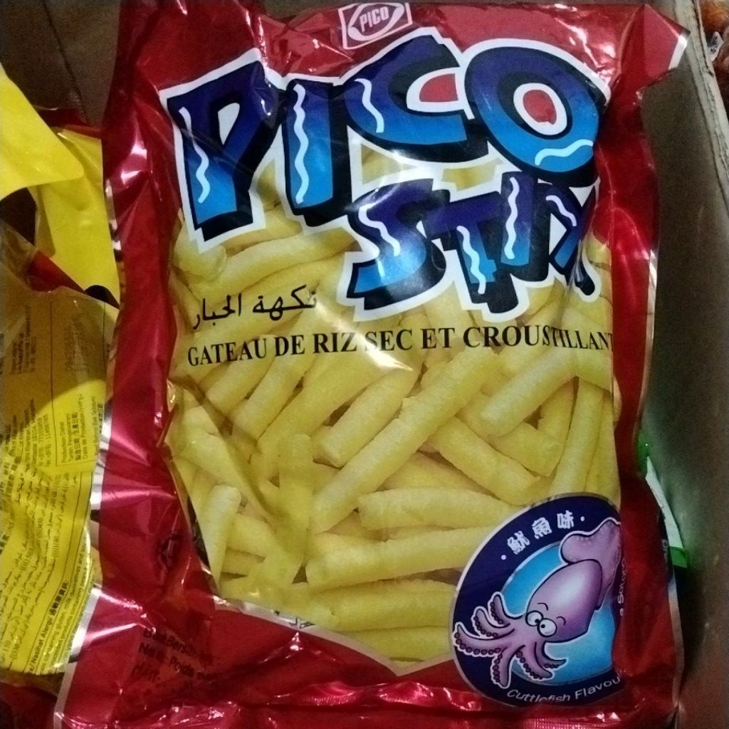 Pico Stix Merah Rasa Sotong Snack Jadul