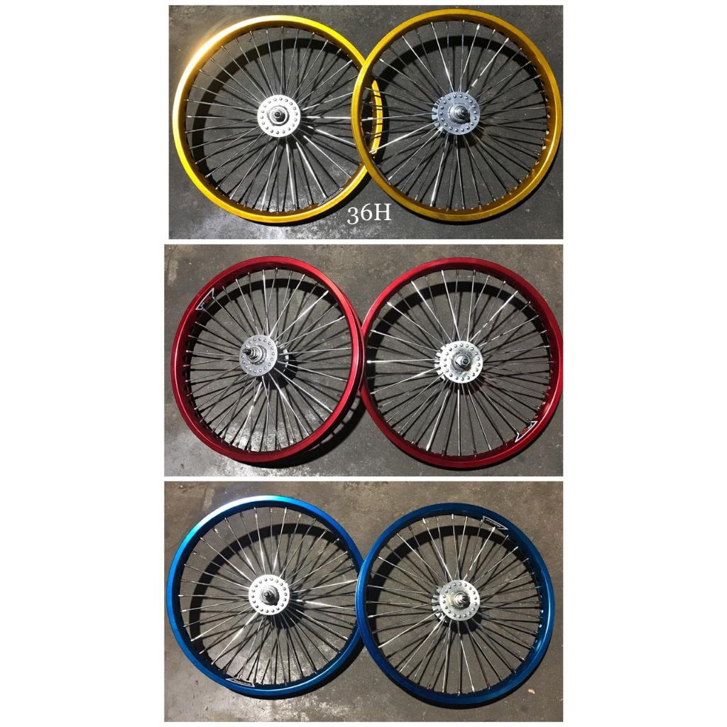 WHEELSET 20INCH hub biasa