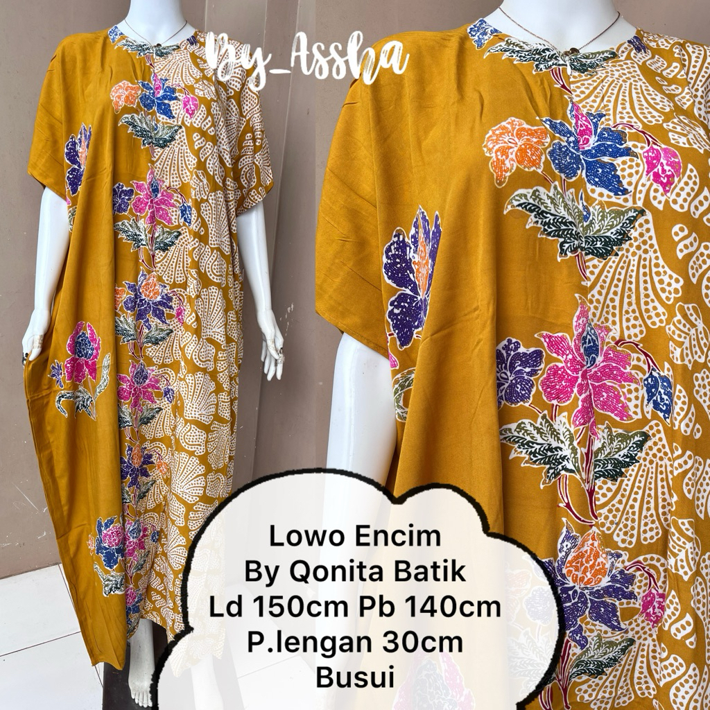 Daster Batik Qonita Pekalongan Lowo Longdress Encim Premium