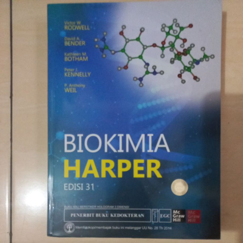 (PRELOVED) Textbook Biokimia Harper Edisi 31