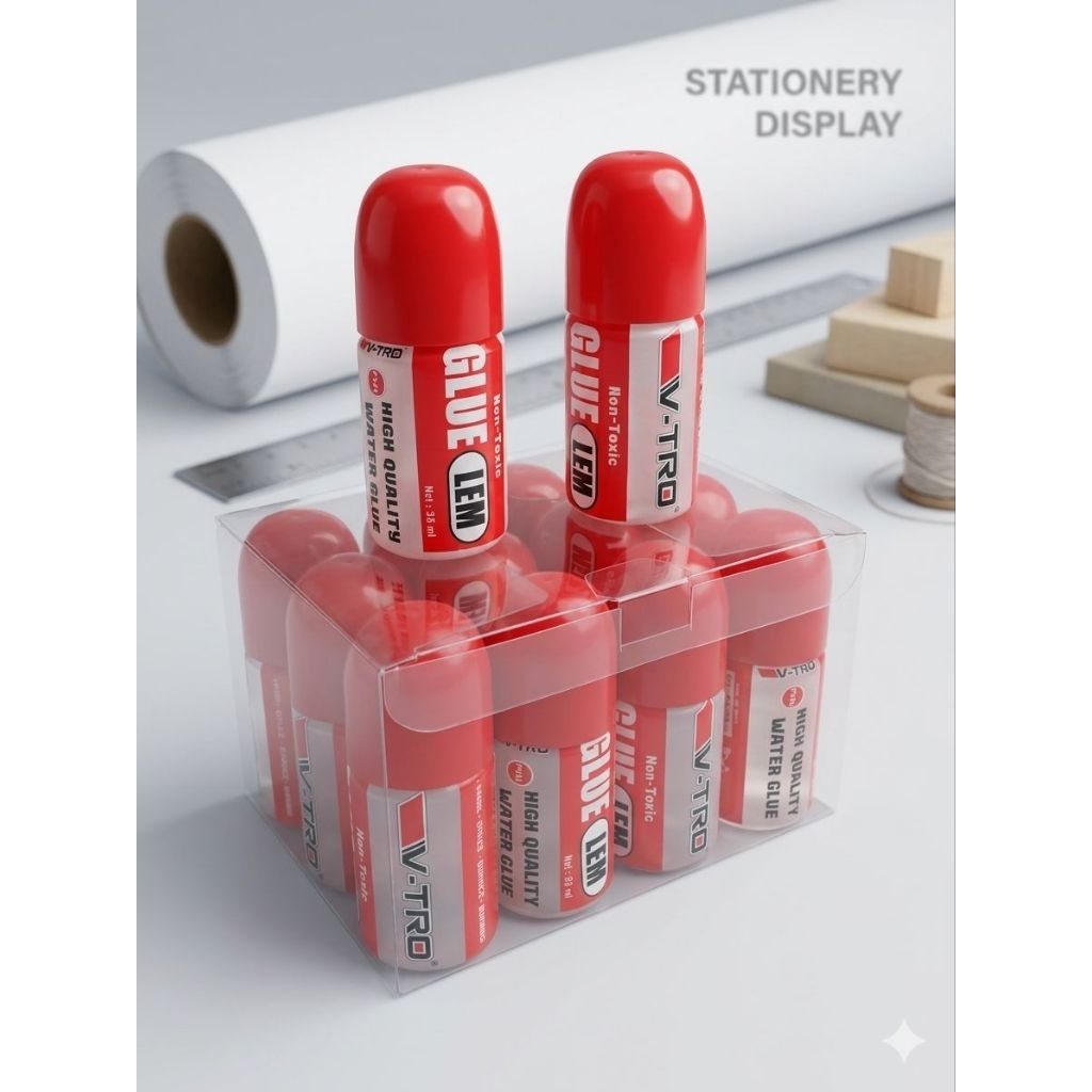 Lem Cair V-TRO Mini 35ml Lem Kertas Cair