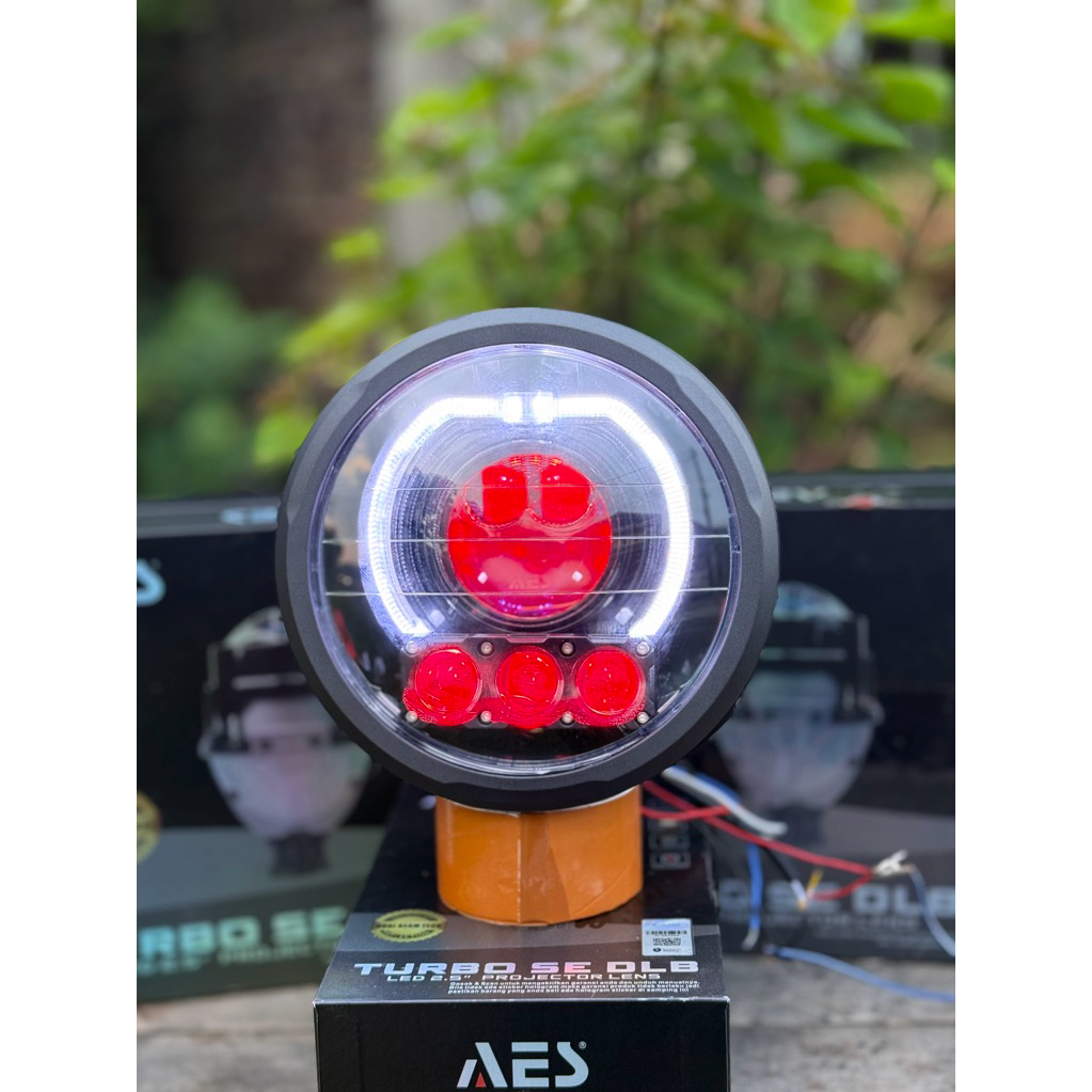 LAMPU BILED CB VERZA/LAMPU BILED AES TURBO DEVIL RGB BLUETOOTH SET HEADLAMP CB VERZA SET RELAY