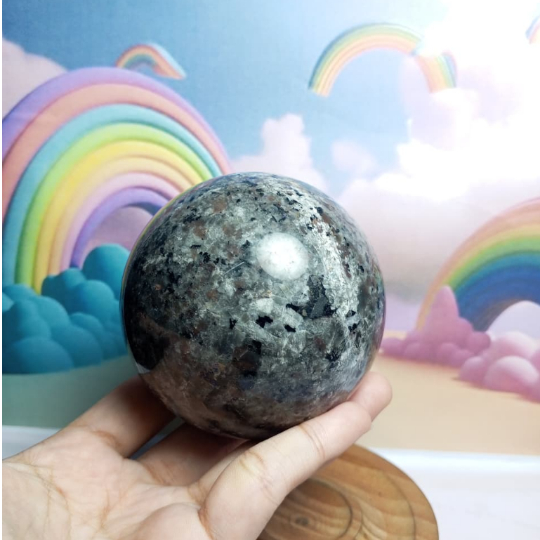 Natural Batu Yooperlite Sphere (1) Asli Batu Alam