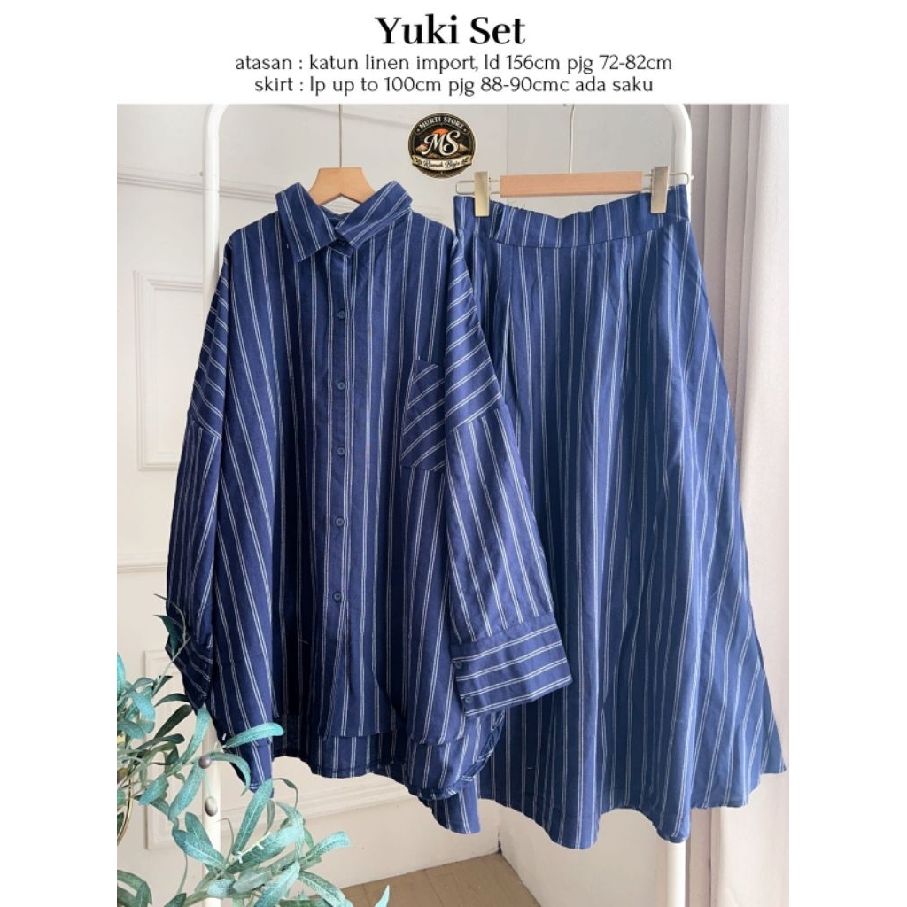 YUKI • KALUNA • YERIN SET BY SENJA SET WANITA TUNIK + ROK
