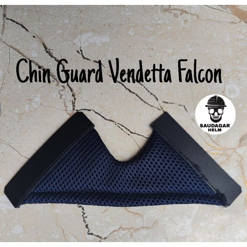 Chin Guard Helm KYT Vendetta Falcon / Chin Curtain busa dagu penutup dagu