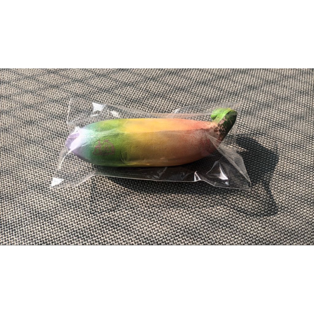 Squishy Banana Punimaru Rainbow Mini Lisence
