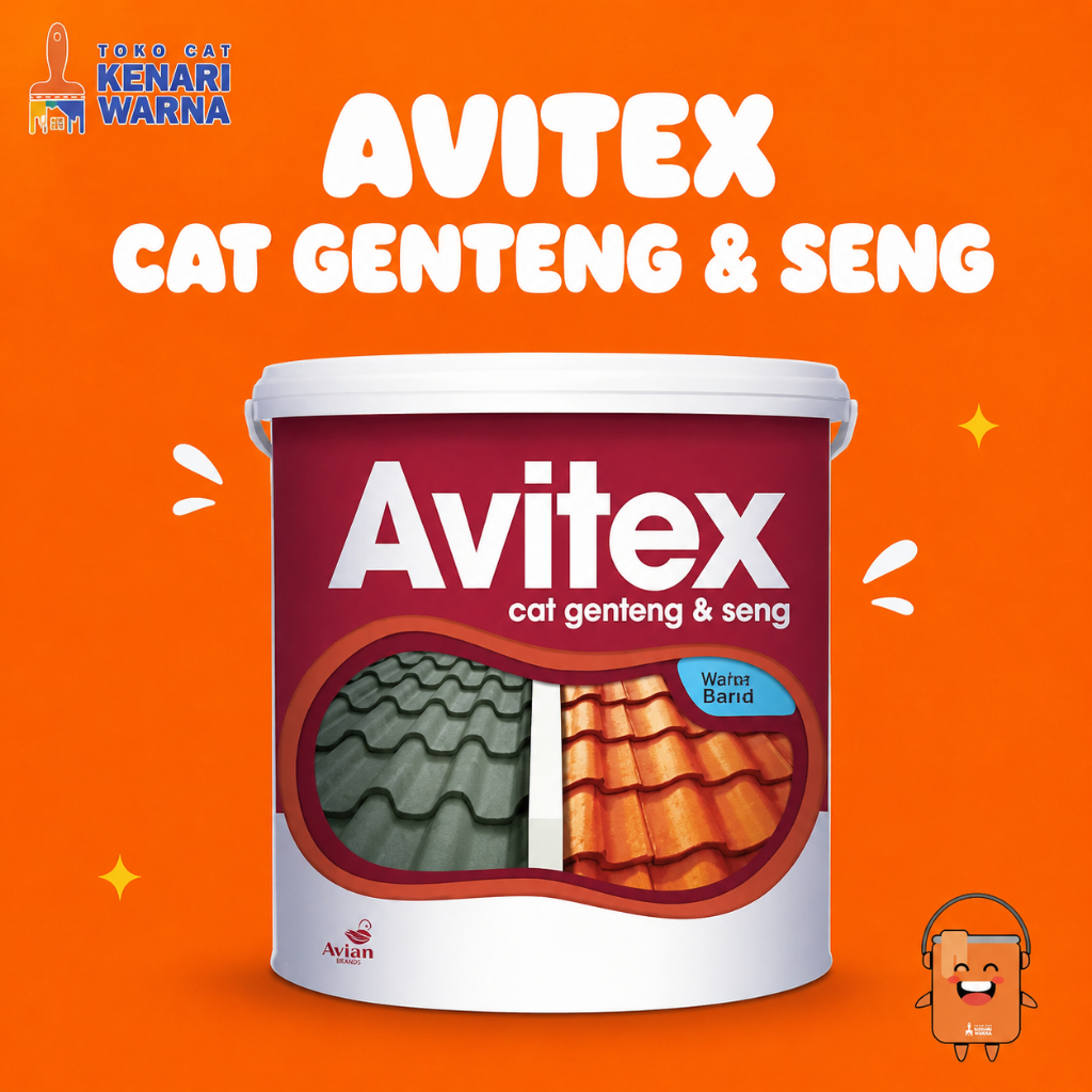 AVITEX CAT GENTENG & SENG - CAT GENTENG & TEMBOK 4 kg