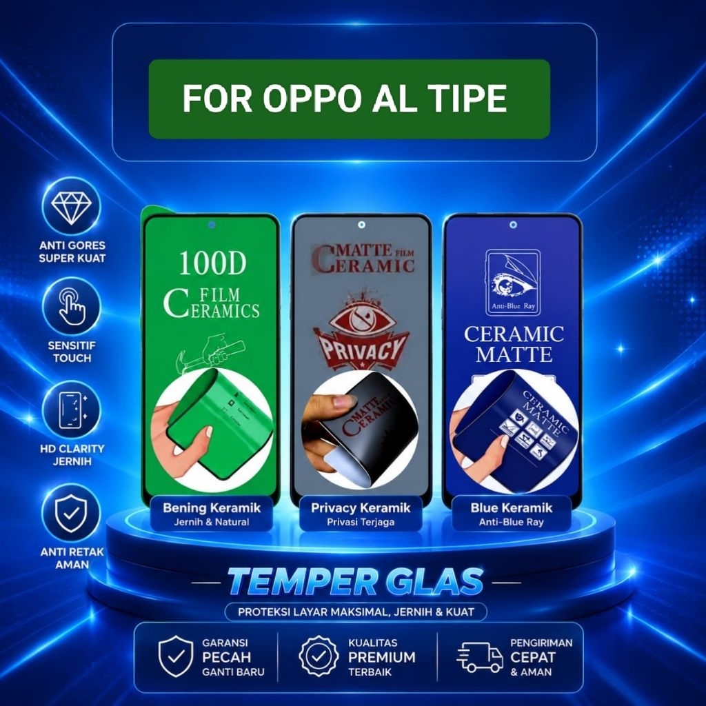 ANTI GORES OPPO A6 A6X A6T A6S A6 PRO DLL BANYA PILIHAN AG SPY PRIVASI CERAMIK MATTE TPU FILM ANTI N