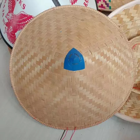 Caping Bambu Topi Petani Anyaman Bambu Preci Tudung Bambu Topi Tradisional