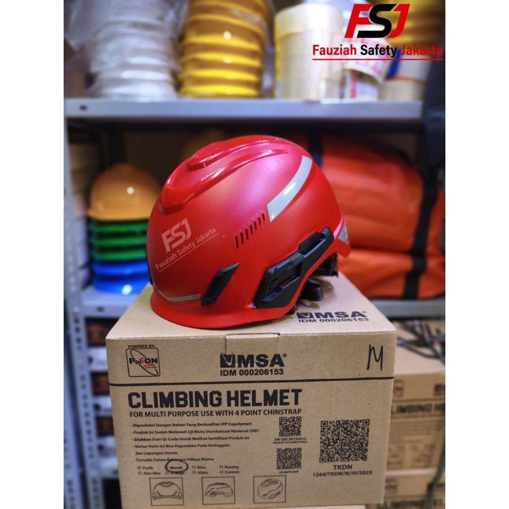 Hlem MSA Climbing H1 V-GARD berkualitas H1