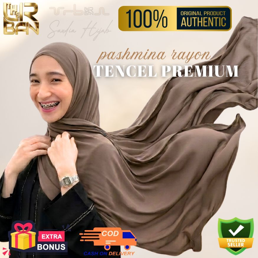 Pashmina Rayon Tencel | Shawl Turkish Viscose Meleyot | Pashmina Kaos nyaman dan Ringan DIpakai, Sha
