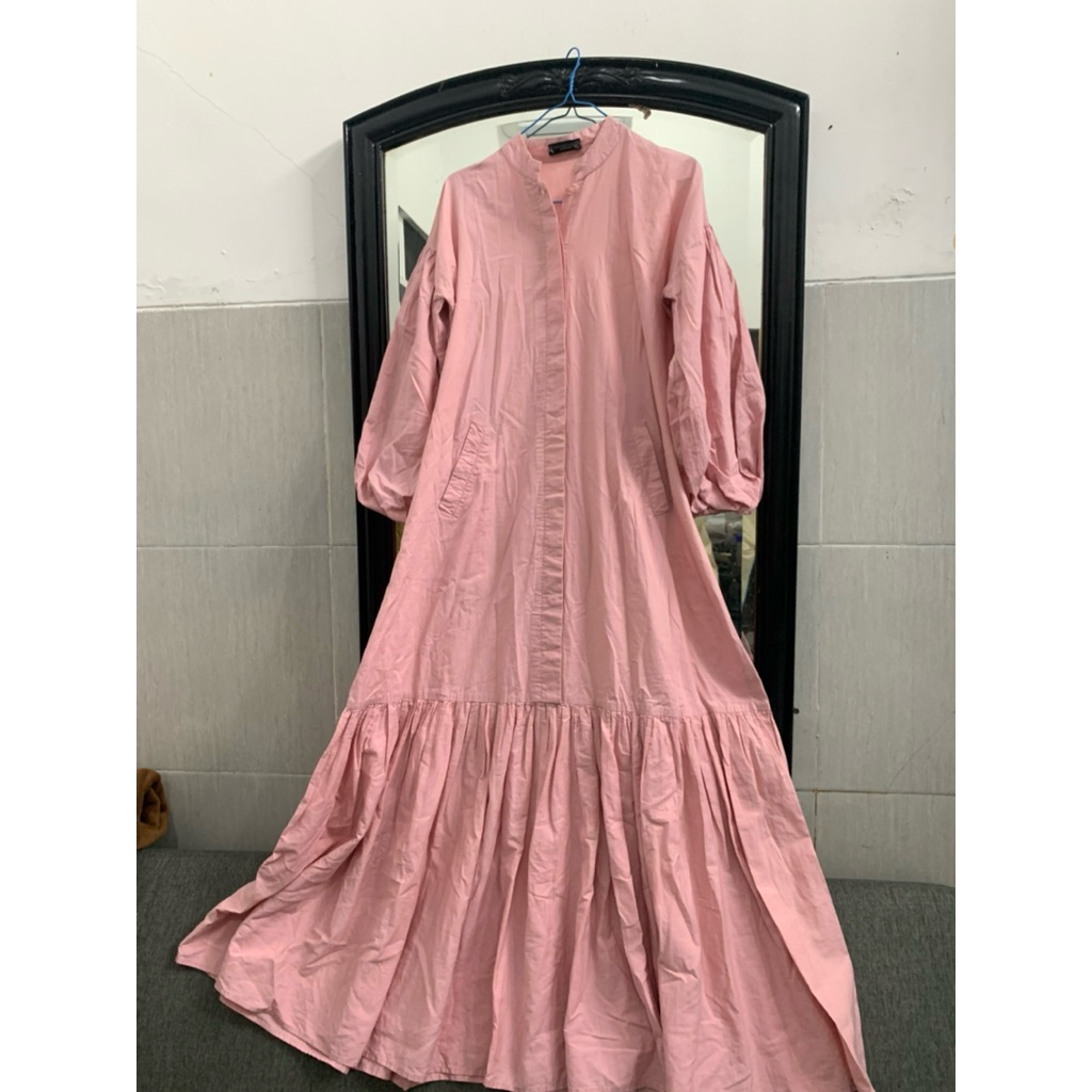 gamis gonegani lengan balon