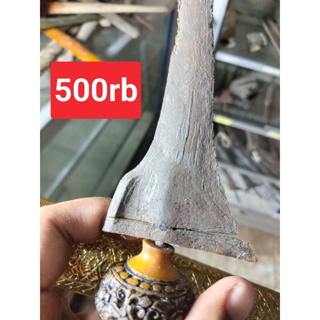 Keris Kuno Sepuh Dapur Tilam Upih Brojol Mentah Dusun Klasik Solo Wingit