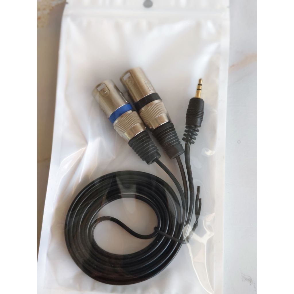 Jack hp to mixer XLR canare