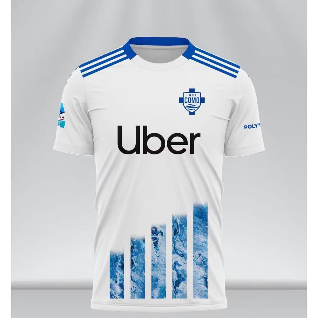 Jersey Baju Bola COMO 1907 2024-2025 Fullprinting