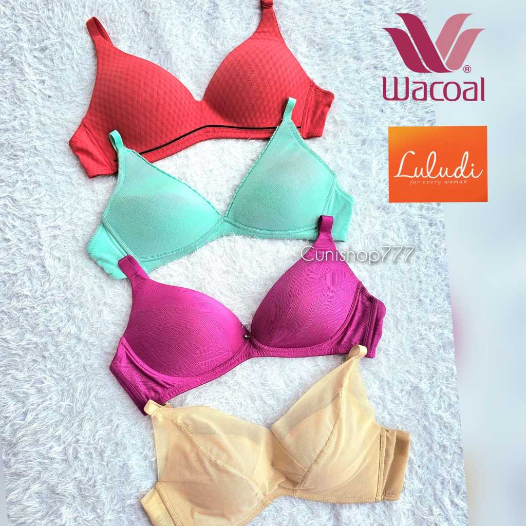 WACOAL LULUDI BRA TANPA KAWAT 32B 32C 34B 34C BH WIRELESS NON WIRE LB 5977 LB 5929 IB 5476 CTB 1538