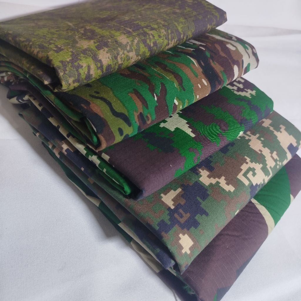 Ripstop loreng motif ( 50 cm x 150 cm )