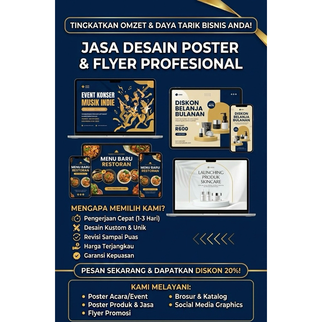 jasa desain poster dan flyer