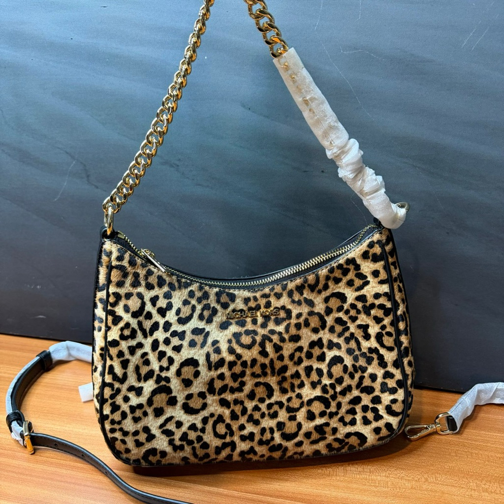 MK Jet Set shoulder sling Leopard no pricetag