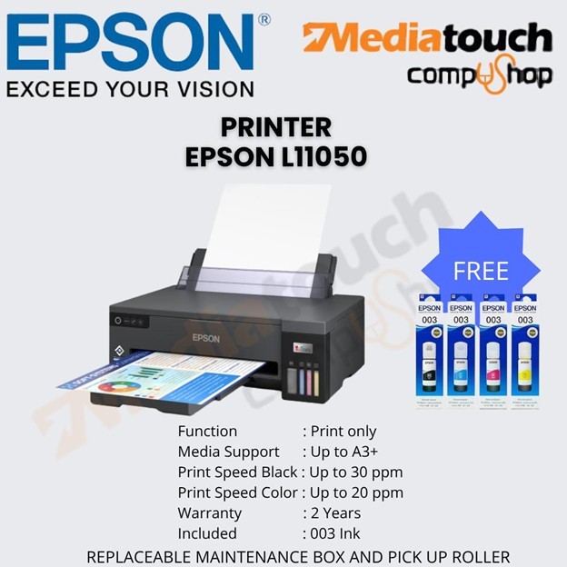 Epson EcoTank L11050 Ink Tank Printer A3+
