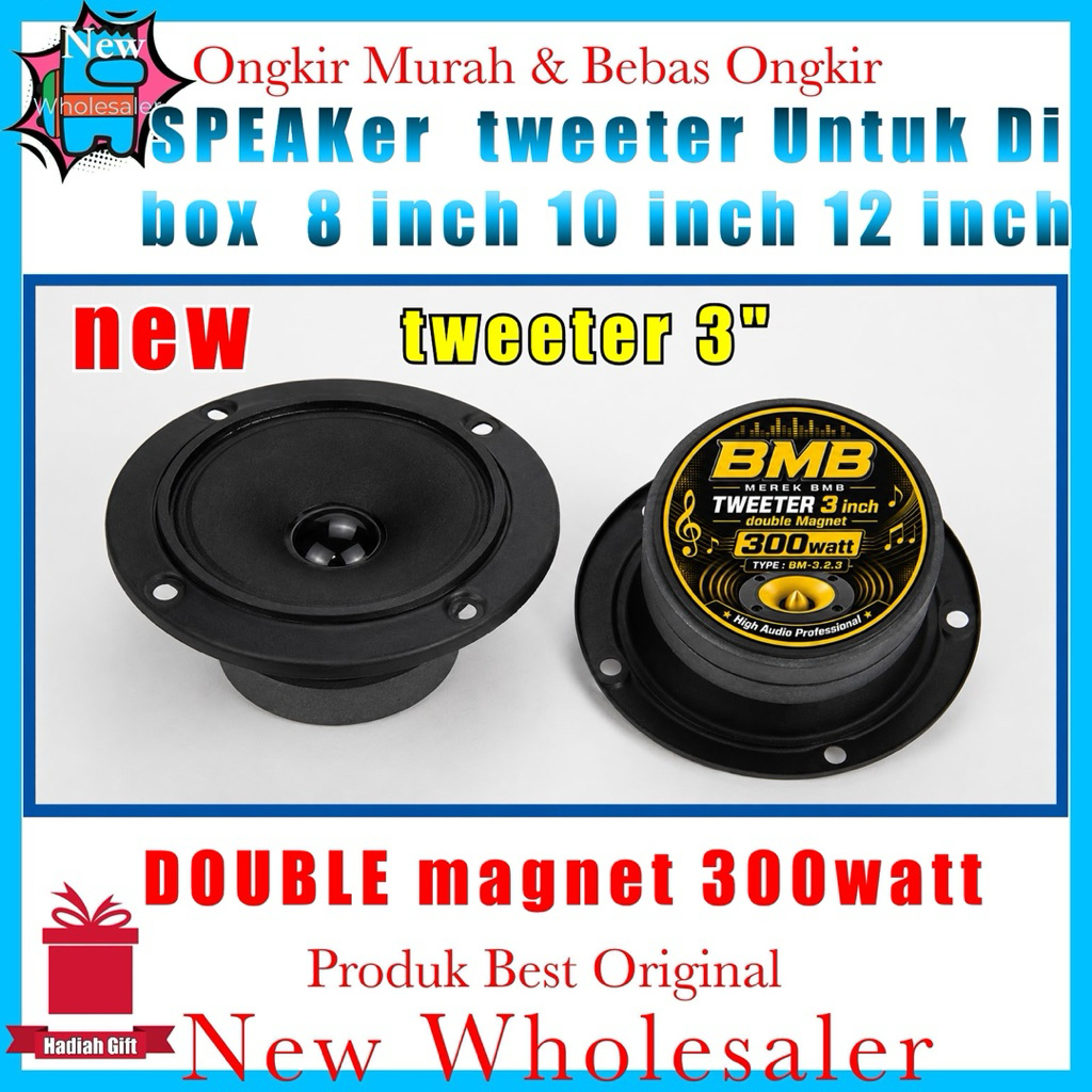 Speaker Tweeter High audio professional Bm3.2.3 Impor luar 300watt