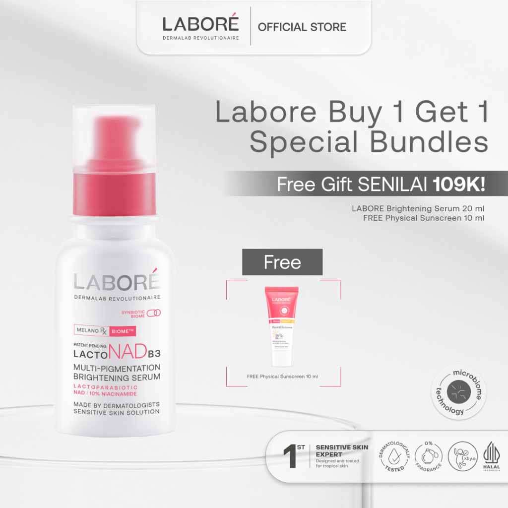 [SYIFA HADJU BASIC SKINCARE WEDDING BUNDLE] LABORÉ Multi-Pigmentation Brightening Serum - Dermalab R