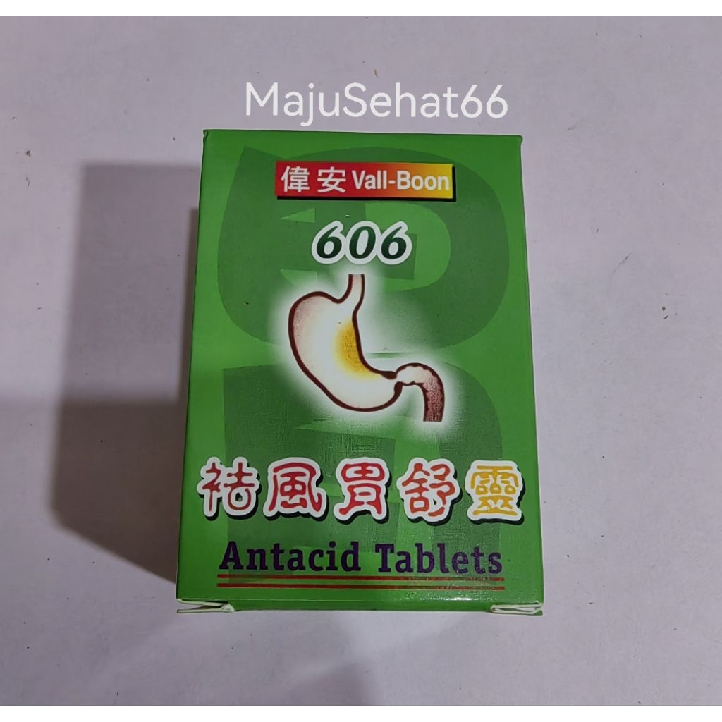 MS66 Obat Lambung / Maag 606 Antacid Tablet