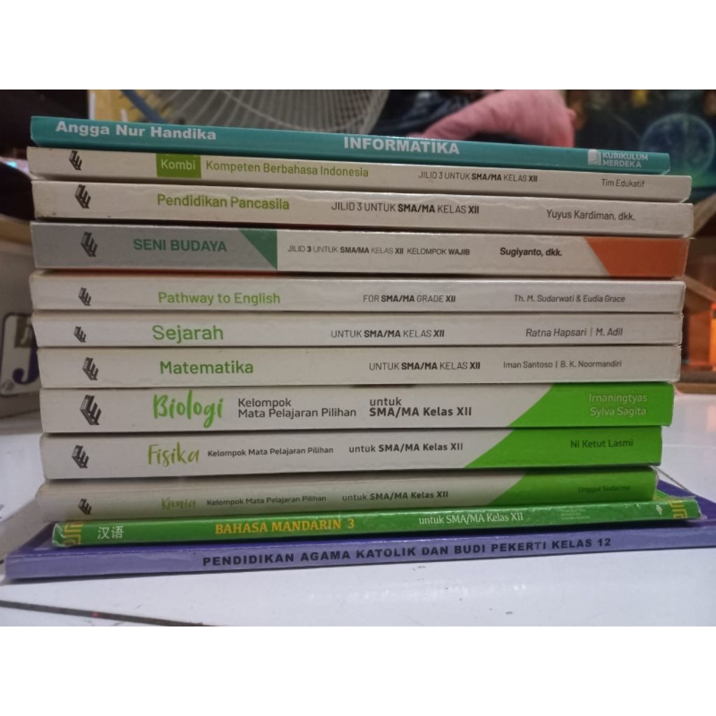 Buku paket cetak kelas XII#bukuSMU#Erlangga
