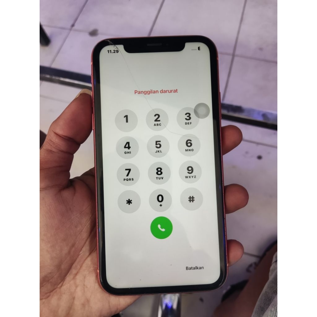 LCD iPhone XR Original Copotan Minus