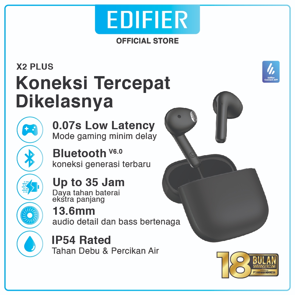 EDIFIER X2 Plus  True Wireless Earbuds