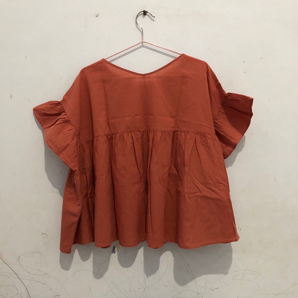 EARTH MUSIC & ECOLOGY BLOUSE