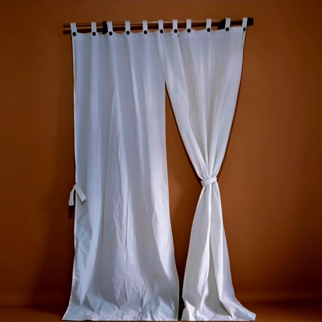 Gorden polos tanpa poni 200x200 cm