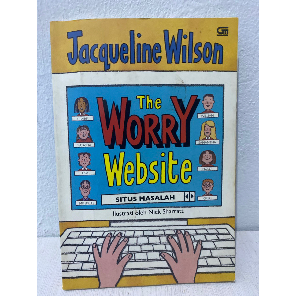 Buku Original THE WORRY WEBSITE SITUS MASALAH - JACQUELINE WILSON