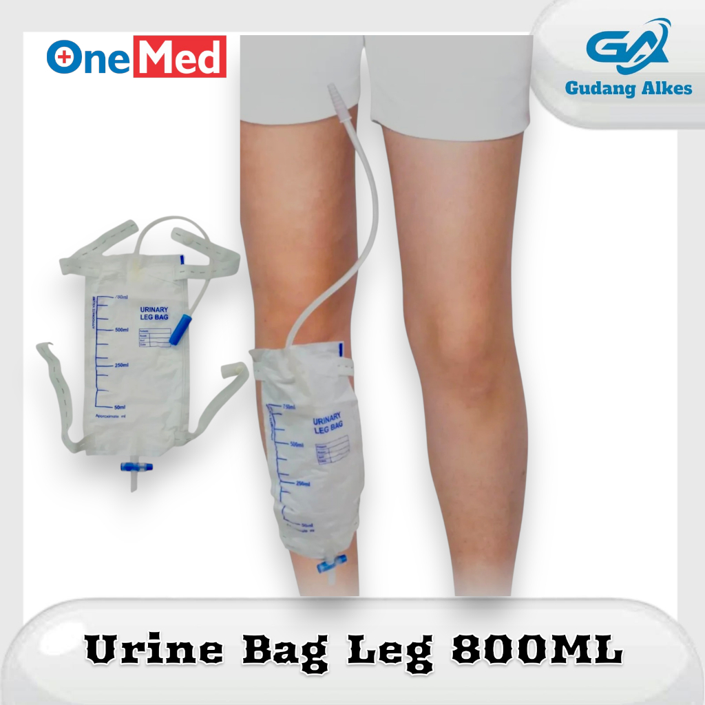 Urine Bag Leg 800cc Urine Bag Paha  Kantong Urine Sterile   Urine Bag Leg Onemed Kantong Urine Paha