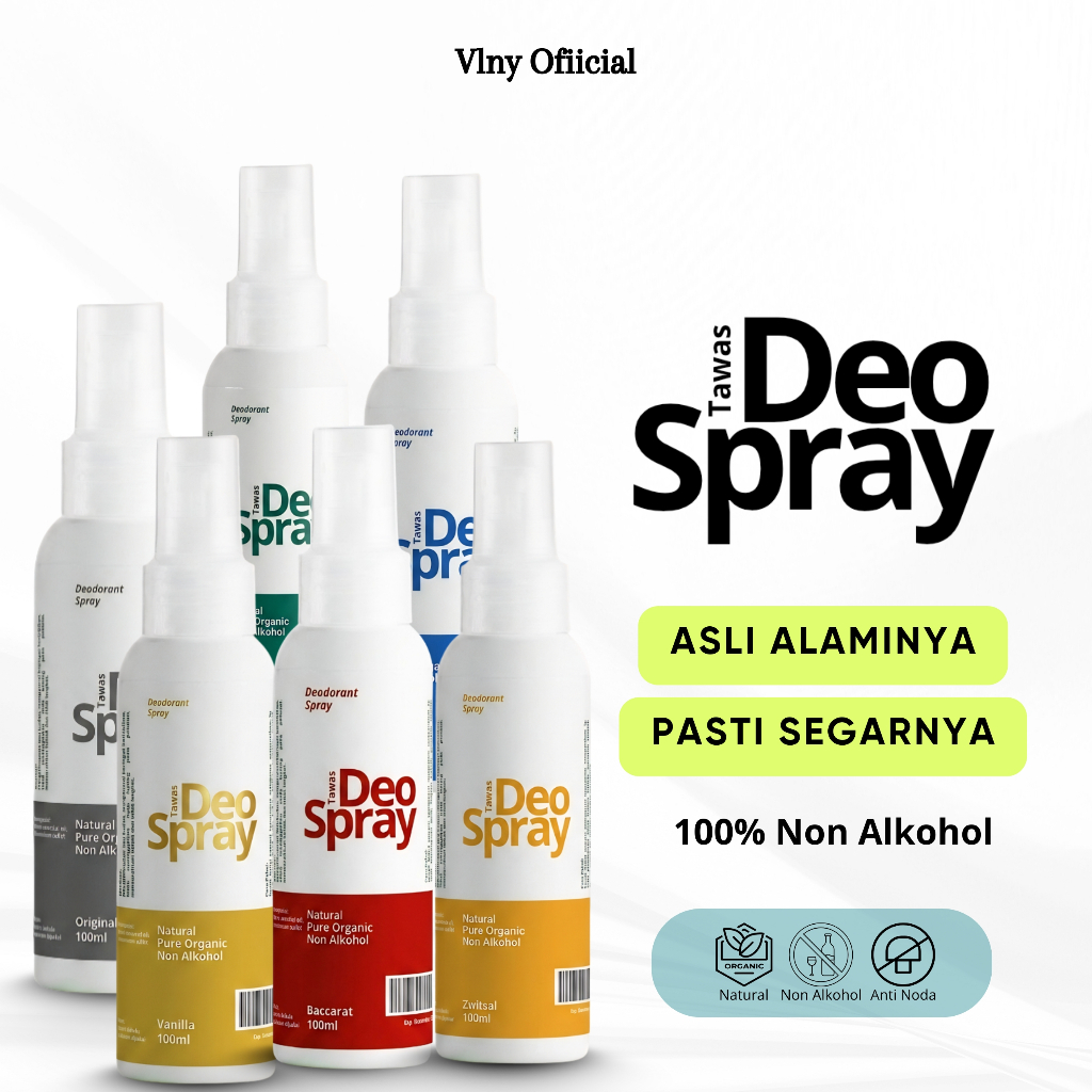 Deodorant spray tawas original atasi bau ketiak deodorant pemutih ketiak