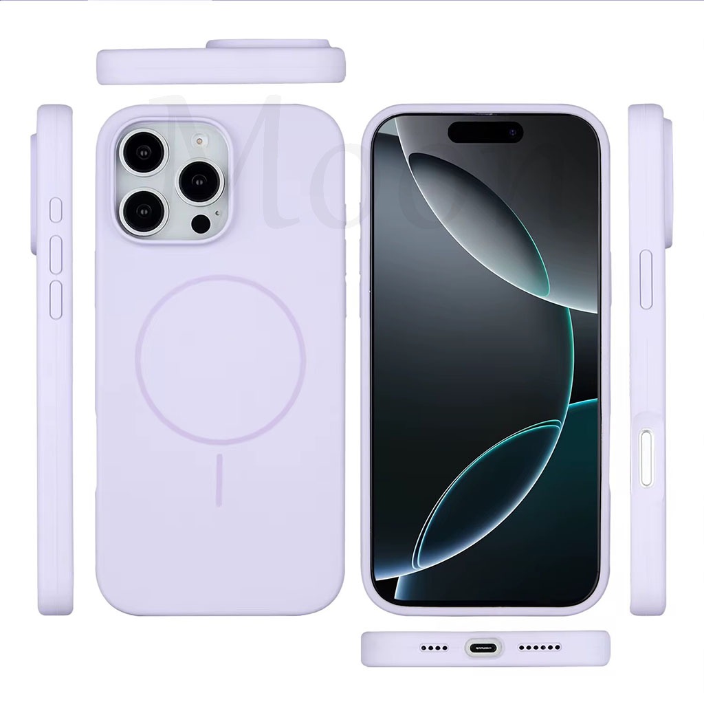 MOONCASE (5) Silicone Liquid Magsafe For IPhone 11 12 13 14 15 16 17 11 PRO MAX PROMAX PLUS