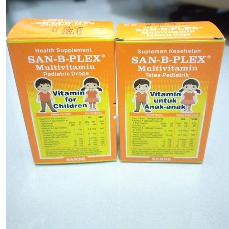 SAN-B-PLEX DROP 15 ML SIRUP | SYRUP MULTIVITAMIN UNTUK BAYI