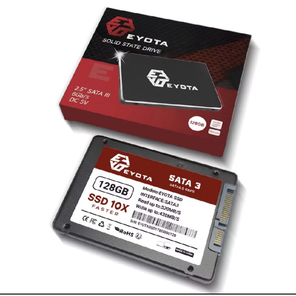 SSD EYOTA 128GB SATA III NEW BERKUALITAS BERGARANSI