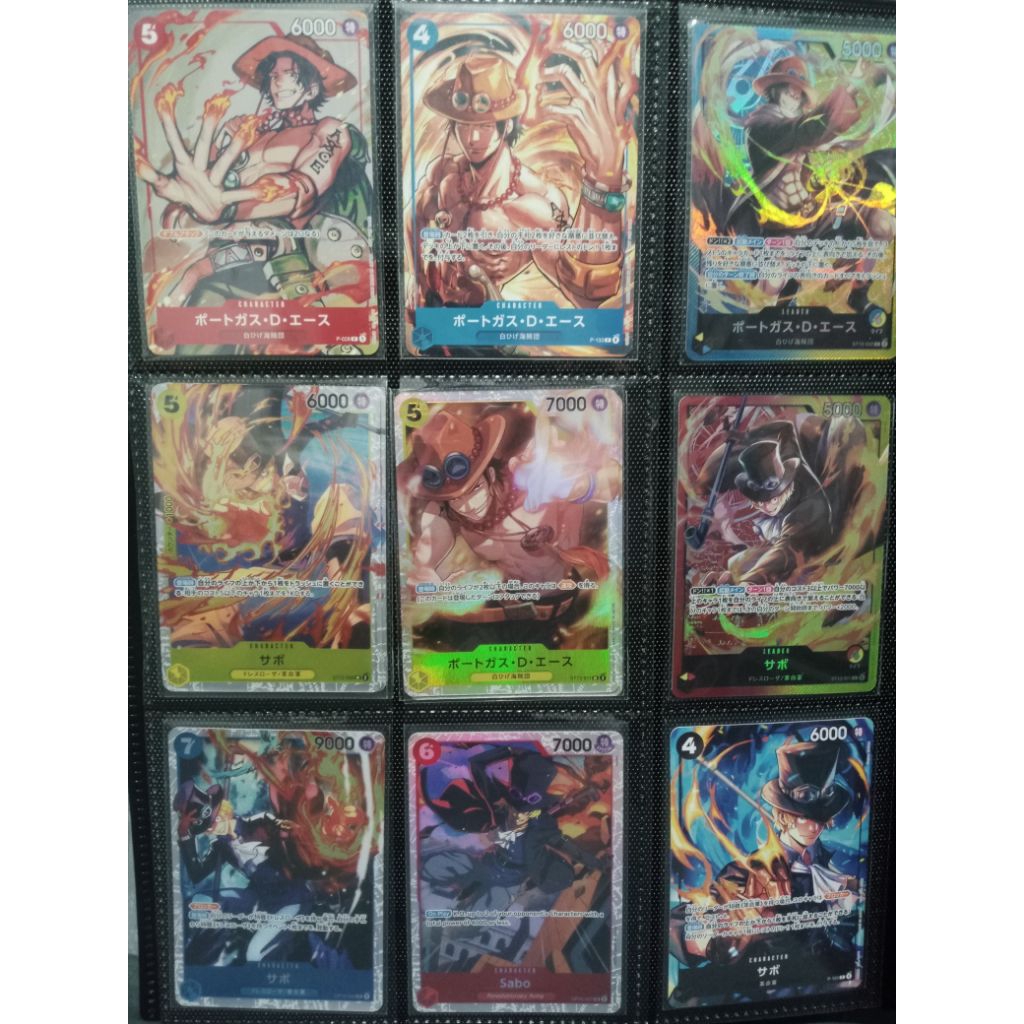 kartu one piece card tcg Ace dan Sabo