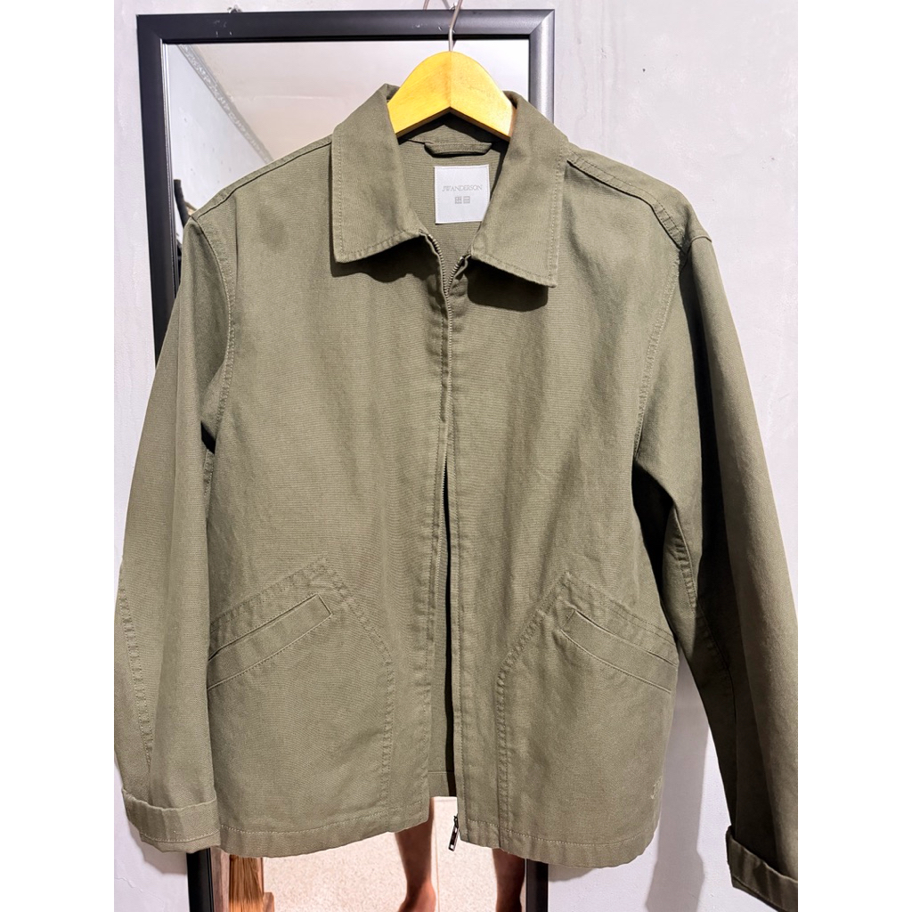jacket blouson Uniqlo olive(size M)