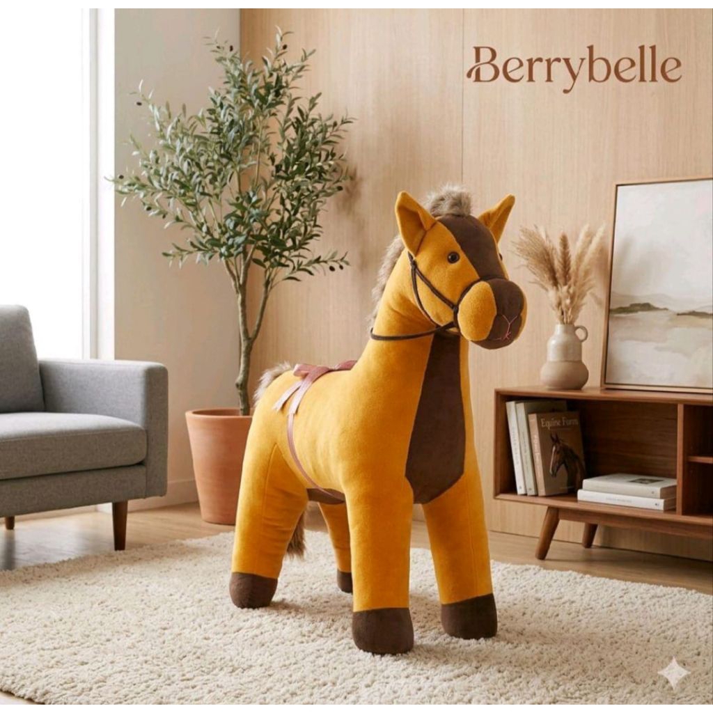 Boneka Kuda Jumbo 1meter Standing berdiri