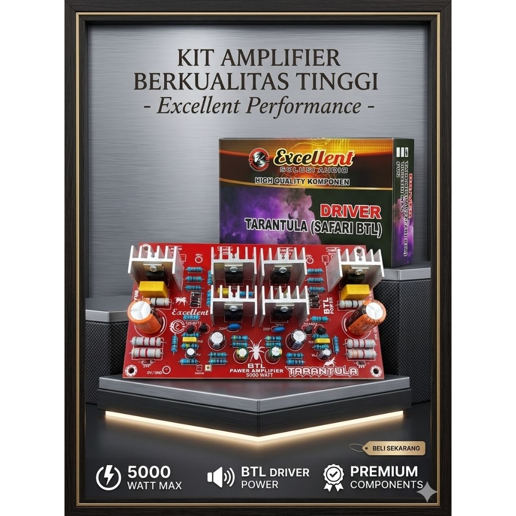 Kit Driver Power Amplifier Tarantula Safari BTL 5000 Watt - Excellent Original High Quality Komponen