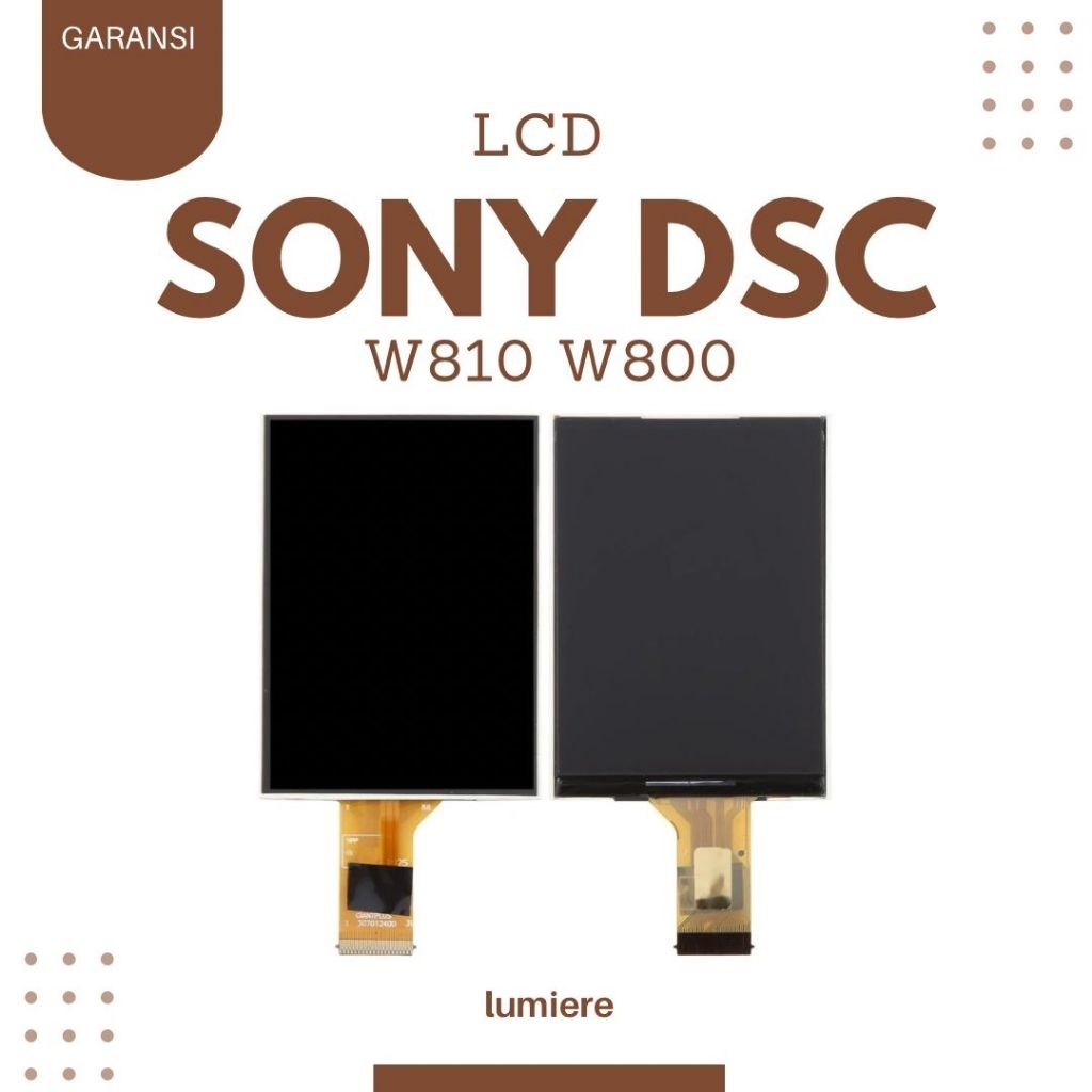 lcd sony w800 sony w810 new digicam