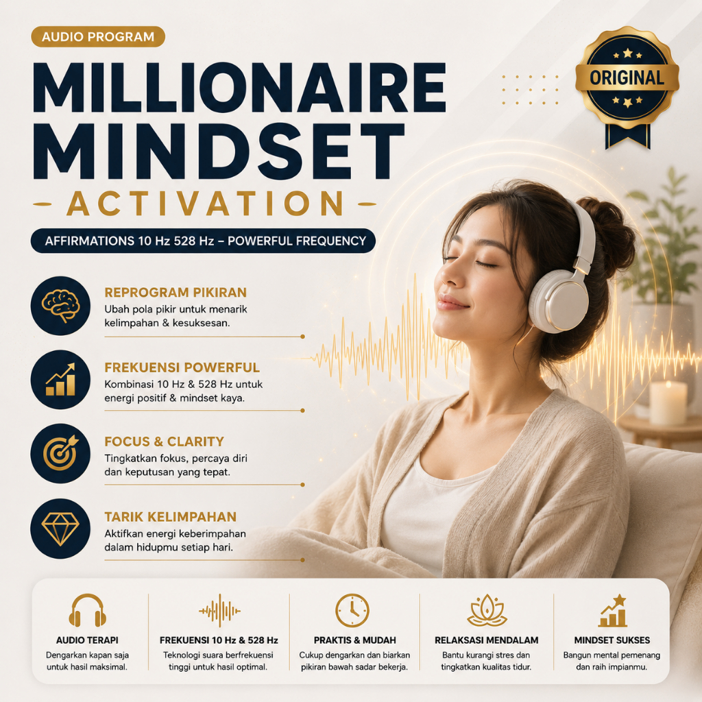 Audio Millionaire Mindset Activation (Affirmations 10 Hz 528 Hz) Powerful Frequency