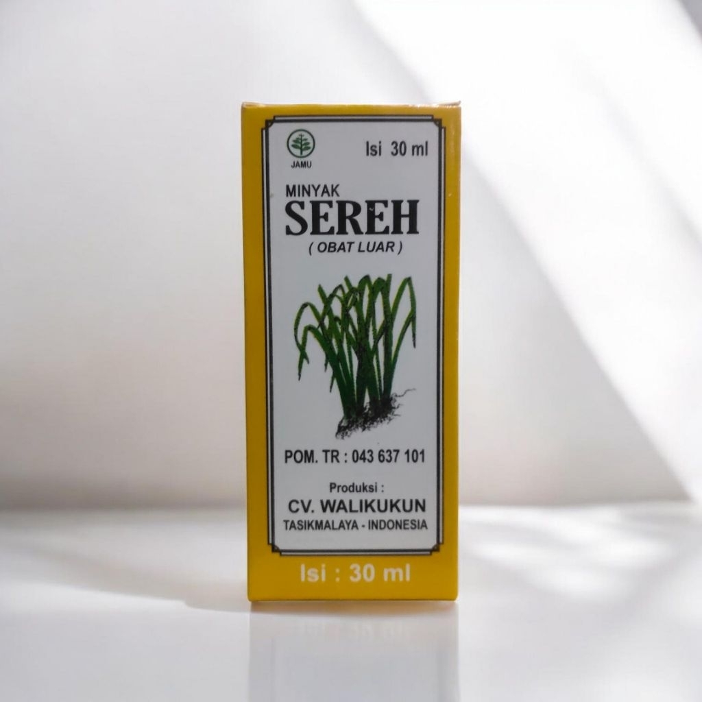 Minyak Sereh Walikukun 30ml | Minyak Gosok Tradisional | Minyak Pijat Badan | Obat Luar Herbal