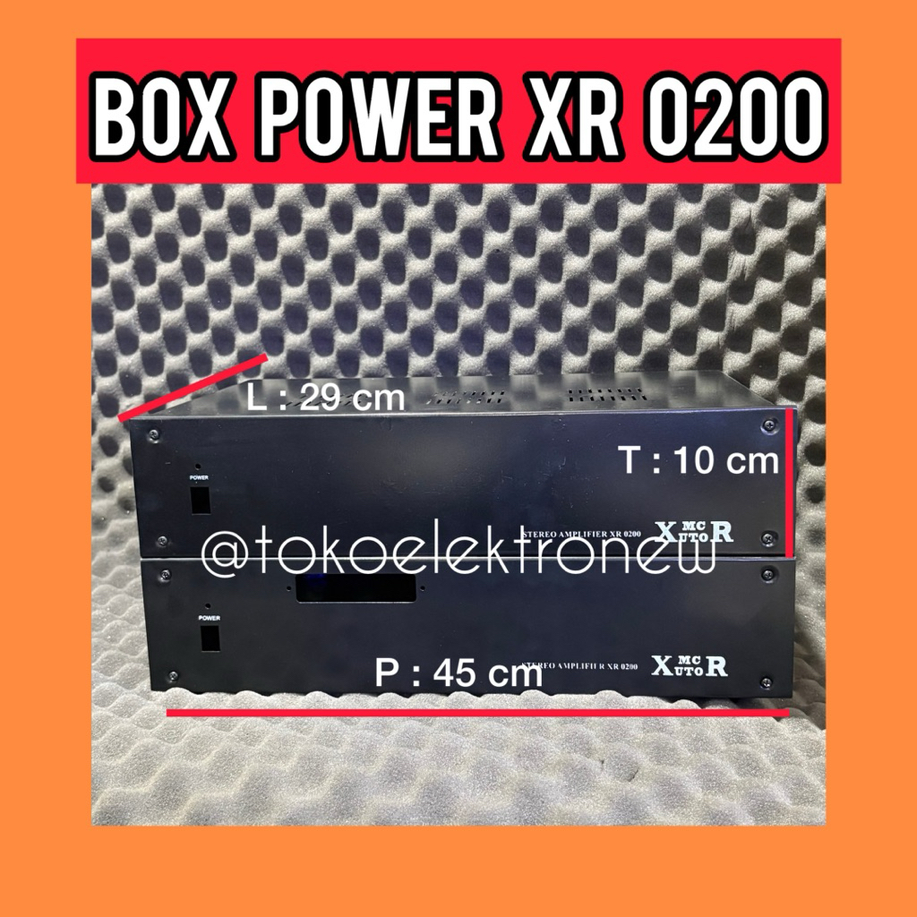 BOX POWER AMPLIFIER XR 0200