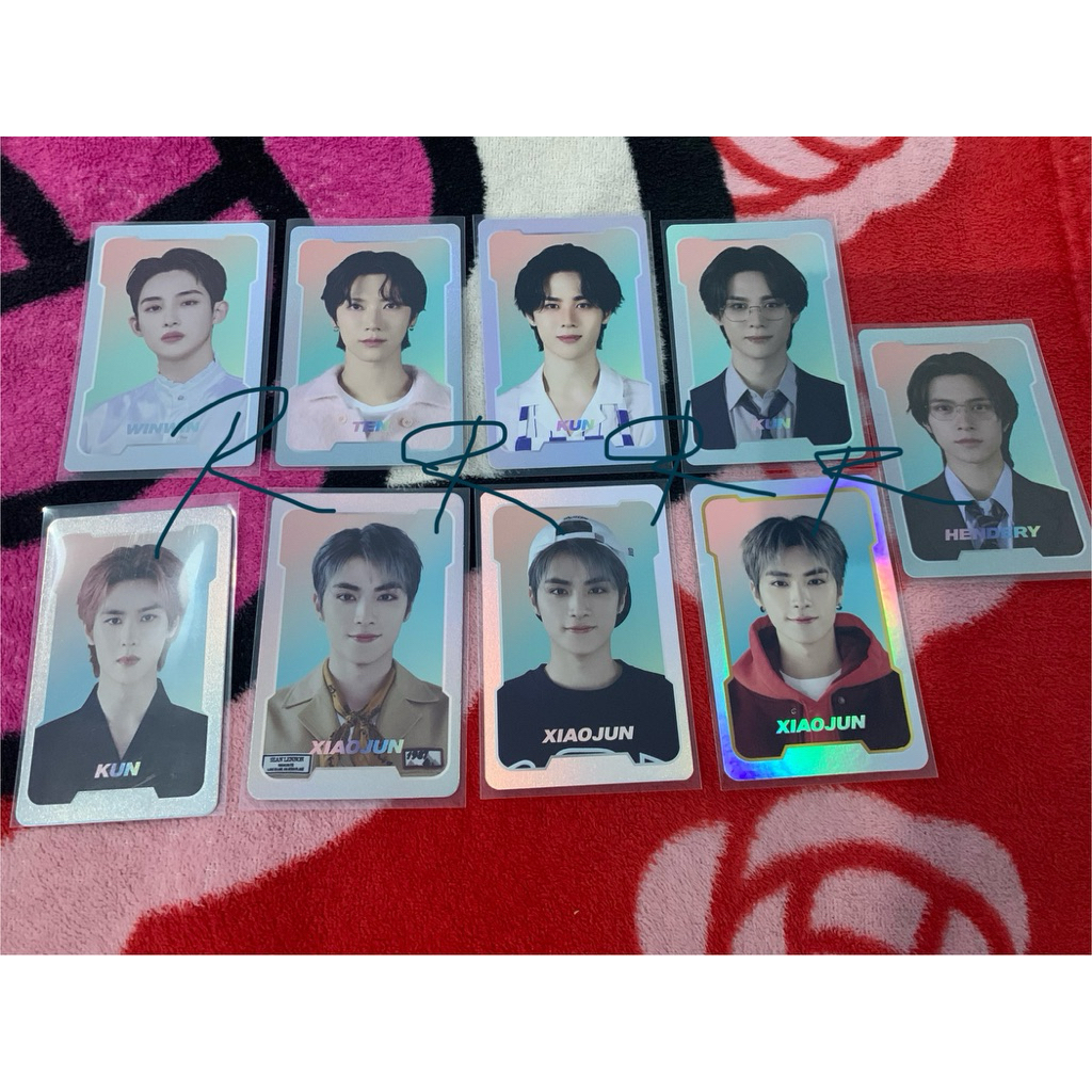 Photocard / SPC / SP NCT Zone No QR (used) - Winwin Kun Ten Hendery Xiaojun Wayv