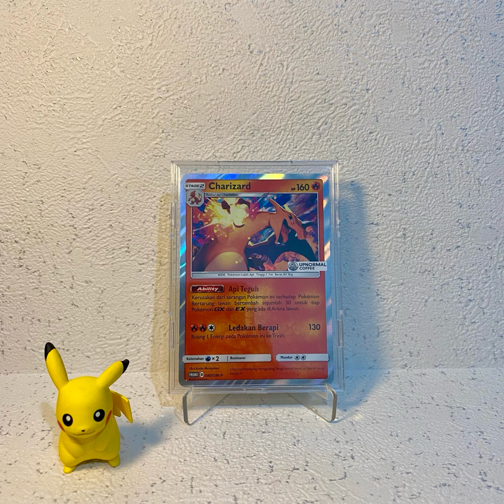 Kartu Pokemon Promo Upnormal Coffee | Charizard | Pokemon x Upnormal Coffee